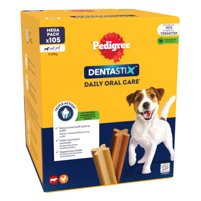 Pedigree Dentastix Daily Dental Chew Small Dog 105 Sticks Pedigree