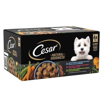 Cesar Tins Natural Goodness Mix Loaf 400g x 6 Cesar