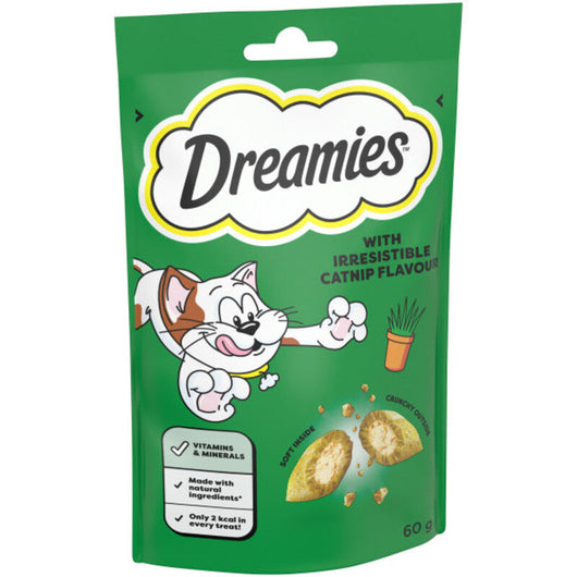 Dreamies Catnip Cat Treats 60g x 8 Dreamies