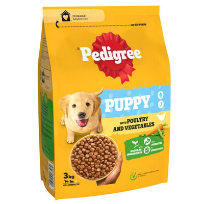 Pedigree Puppy Complete Poultry & Rice 3kg x 3 Pedigree