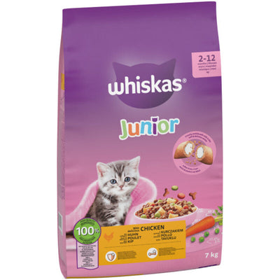 Whiskas Dry 2-12 Month Kitten Chicken 7kg Whiskas