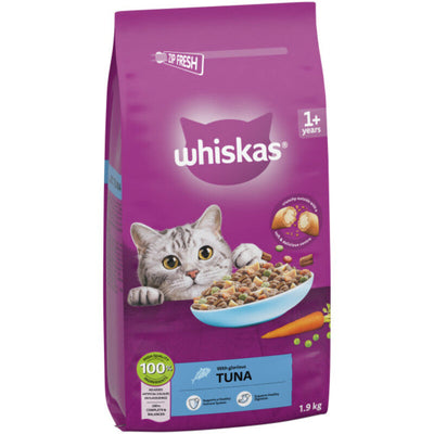 Whiskas Dry 1+ Adult Tuna 1.9kg Whiskas