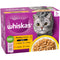 Whiskas Adult 1+ Poultry Feasts in Gravy Pouches 85g x 12 x 4
