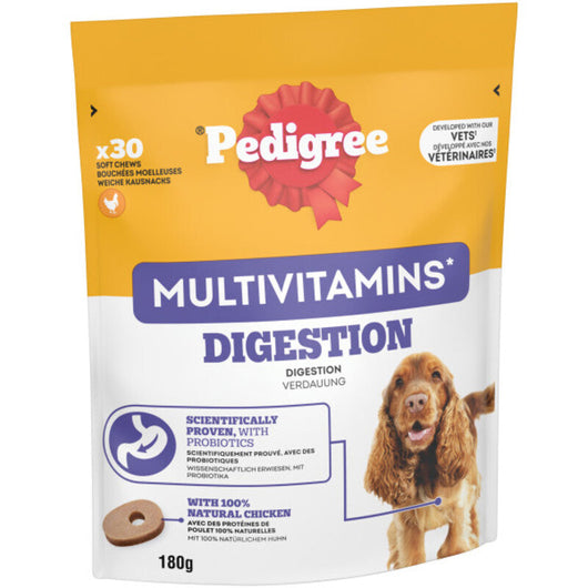 Pedigree Multivitamins Digestion Dog 180g x 6 Pedigree