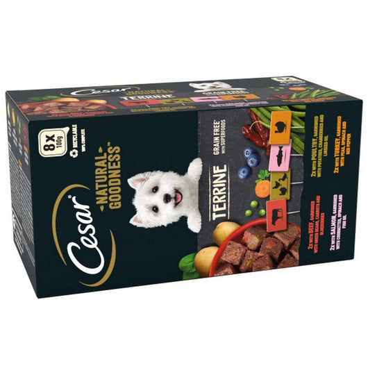 Cesar Natural Goodness Mixed Selection in Loaf 100g x 8 x 3 Cesar