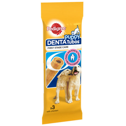 Pedigree Puppy Denta Tubo with Chicken 72g x 18 Pedigree