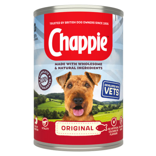 Chappie Tins Original Tray 412g x 12 Chappie