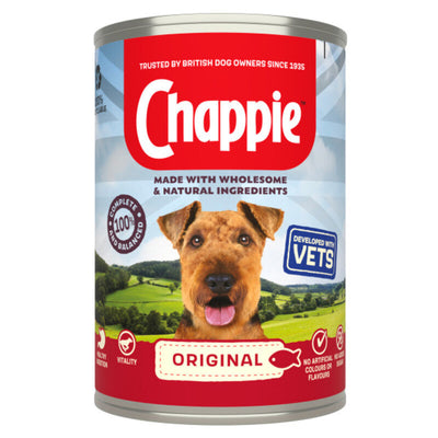 Chappie Tins Original Tray 412g x 12 Chappie
