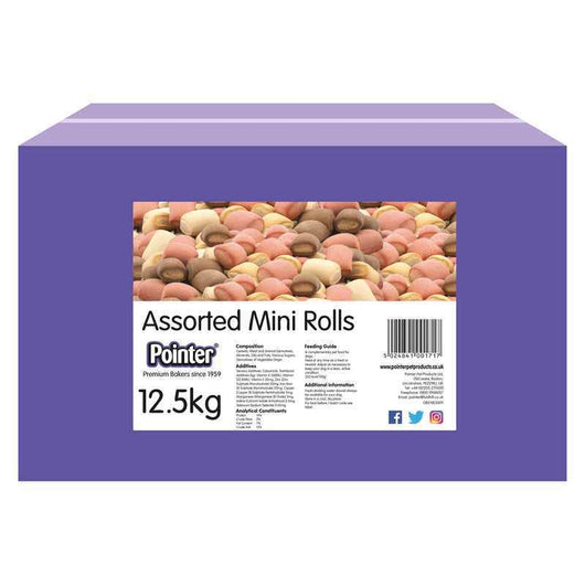 Pointer Assorted Mini Rolls 12.5kg Pointer