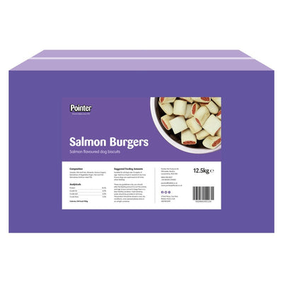 Pointer Salmon Burger Dog Treats 12.5kg Pointer