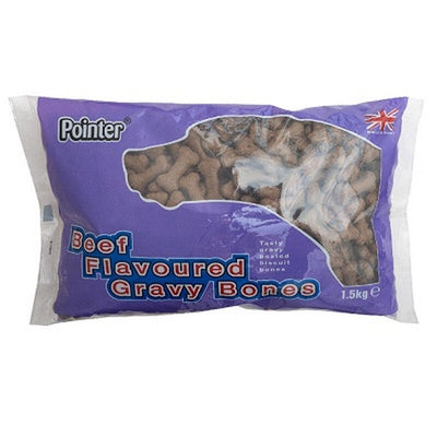 Pointer Beef Gravy Bones 1.5kg x 4 Pointer