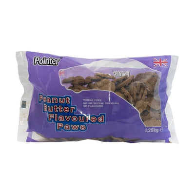Pointer Wheat Free Peanut Butter Paws 1.25kg x 4 Pointer