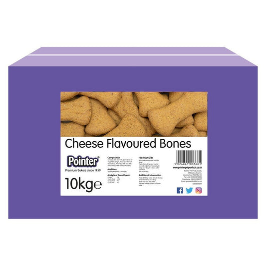 Pointer Cheese Flavoured Bones 10kg Pointer
