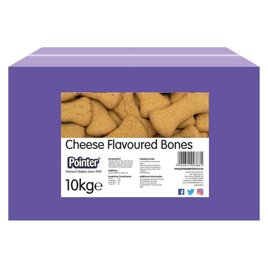 Pointer Cheese Flavoured Bones 10kg Pointer