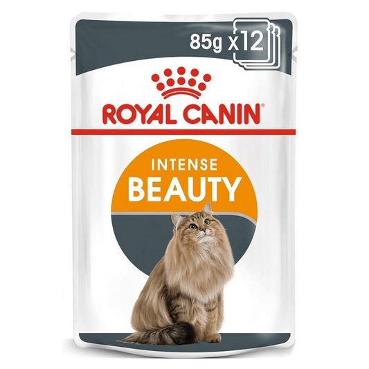 Royal Canin Intense Beauty in Jelly Pouches 85g x 12 Royal Canin