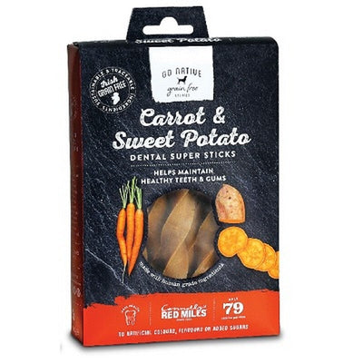 Go Native Super Dental Carrot & Sweet Potato 150g x 10 Go Native
