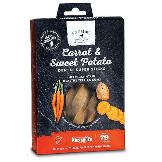 Go Native Super Dental Carrot & Sweet Potato 150g x 10 Go Native