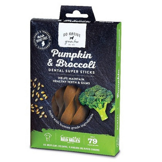 Go Native Super Dental Pumpkin & Broccoli 150g x 10 Go Native