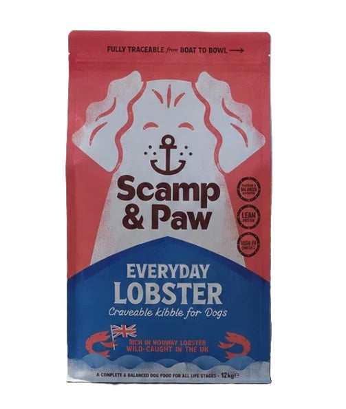 Scamp & Paw Dog Everyday Lobster Complete Dry Food 12kg