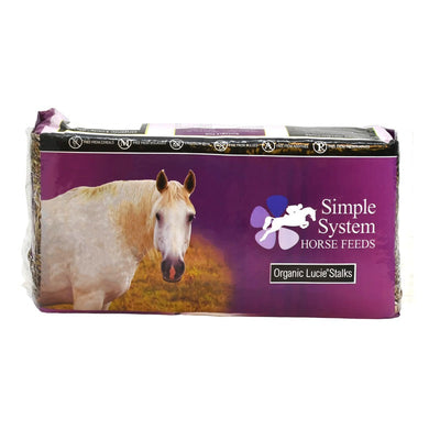 Simple System Organic Lucie Stalks Lucerne Chop 12.5kg Simple System