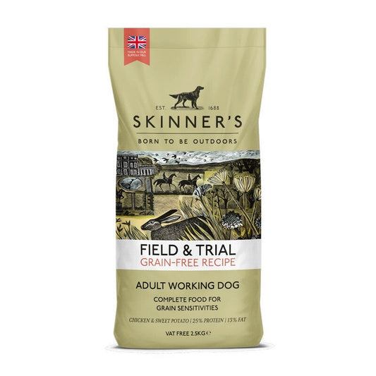 Skinners Field & Trial Grain Free Chicken & Sweet Potato 2.5kg Skinners
