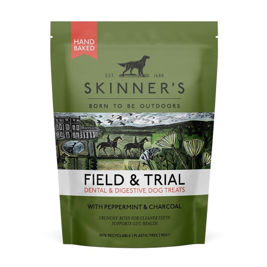 Skinners Field & Trial Dental & Digestive Dog Treats 90g x 8 Skinners