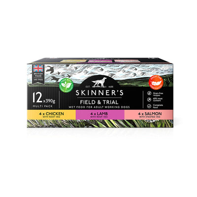 Skinners Field & Trial Adult Grain Free Mix 390g x 12 Skinners