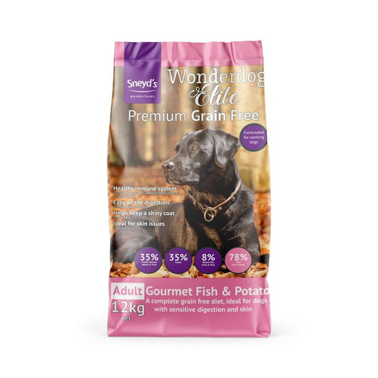 Sneyds Wonderdog Elite Grain Free Fish & Potato 12kg Wonderdog