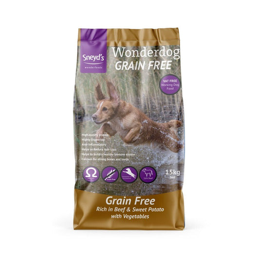 Sneyds Wonderdog Adult Grain Free Beef & Sweet Potato 15kg Wonderdog
