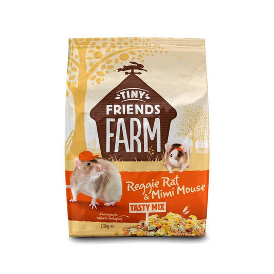 Tiny Friends Farm Reggie Rat & Mimi Mouse 2.5kg Supreme Pet Food