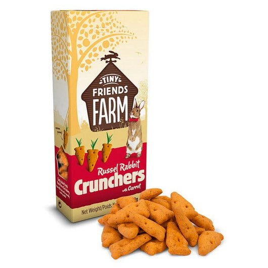 Tiny Friends Farm Russel Rabbit Cruncher Carrots 120g x 8 Supreme Pet Food