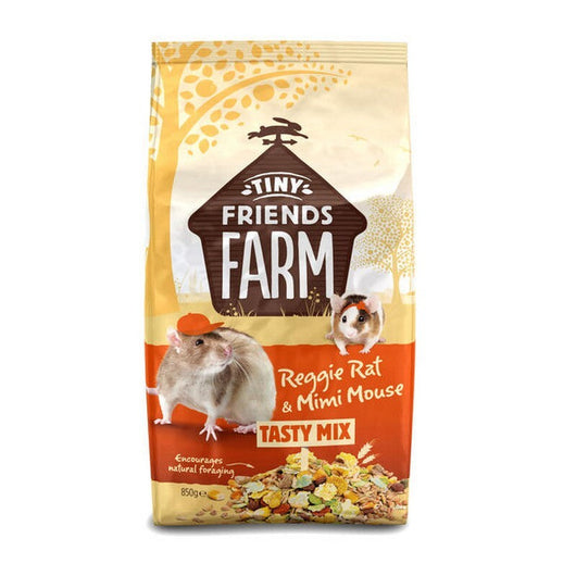 Tiny Friends Farm Reggie Rat & Mimi Mouse Tasty Mix 850g x 6 Supreme Pet Food