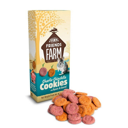 Tiny Friends Farm Charlie Chinchilla Cookies 120g x 8 Supreme Pet Food