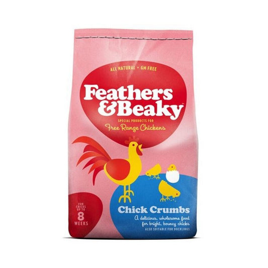 Feathers & Beaky Chick Crumbs 4kg Feathers & Beaky