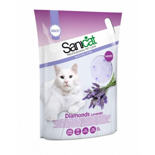 Sanicat Diamonds Lavender Cat Litter 15L Sanicat
