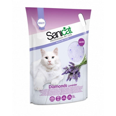 Sanicat Diamonds Lavender Cat Litter 15L Sanicat