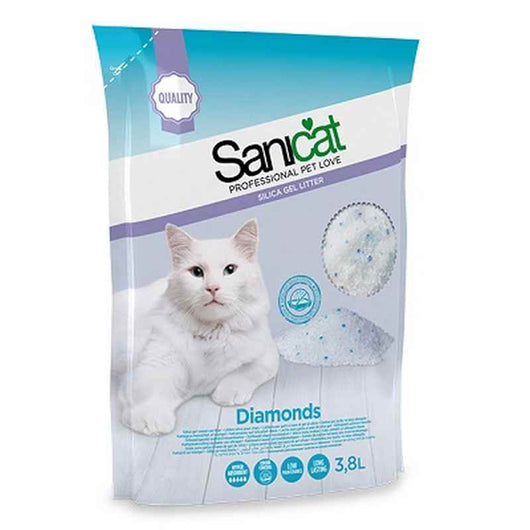 Sanicat Diamonds Cat Litter 3.8L x 4 Sanicat