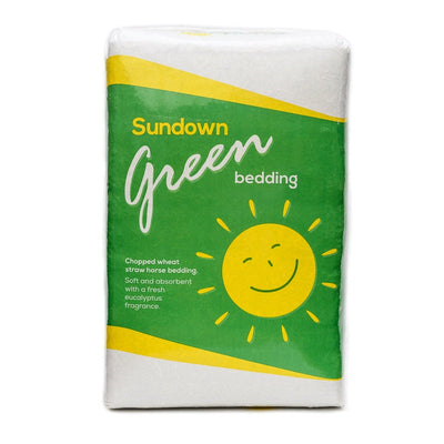 Sundown Green Wheat Straw Bedding 19kg Sundown Products