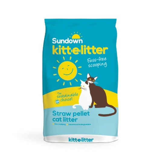 Sundown Kitt-e-Litter Straw Pellet 15kg Sundown Products