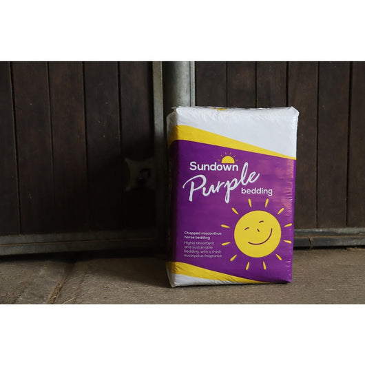 Sundown Purple Miscanthus Straw Bed 19kg Sundown Products