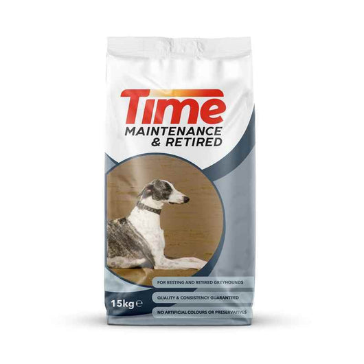 Time Greyhound Maintenance & Retired 15kg Time Greyhound Nutrition