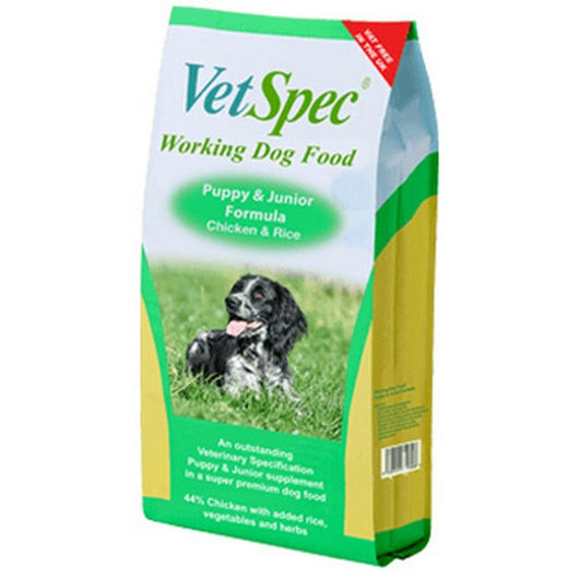 VetSpec Working Puppy & Junior Chicken 15kg VetSpec