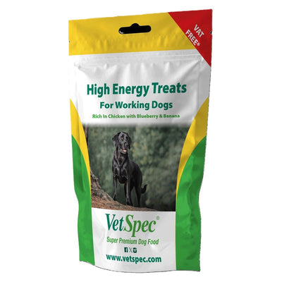 VetSpec High Energy Treats for Working Dogs 100g x 8 VetSpec