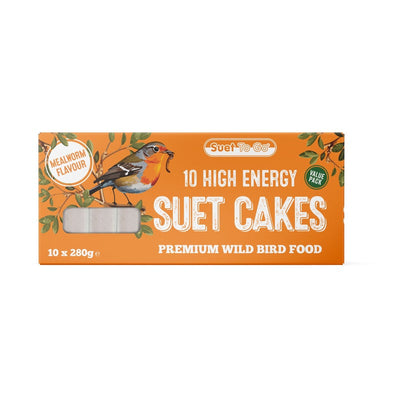 Unipet Suet to Go Cakes/Blocks Mealworm 280g x 10 Suet to Go