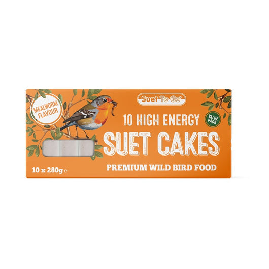 Unipet Suet to Go Cakes/Blocks Mealworm 280g x 10 Suet to Go