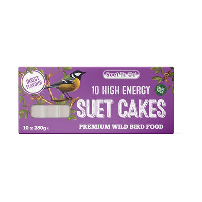 Unipet Suet to Go Cakes/Blocks Insect 280g x 10 Suet to Go
