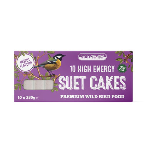 Unipet Suet to Go Cakes/Blocks Insect 280g x 10 Suet to Go