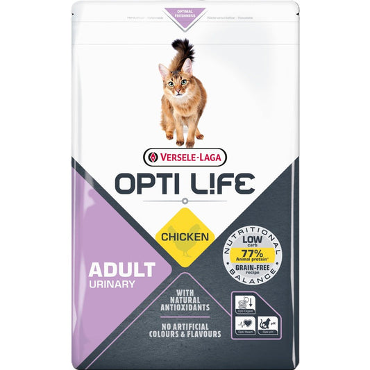 Versele Laga Opti Life Cat Adult Urinary Grain Free Chicken 2.5kg x 4 Versele Laga Opti Life