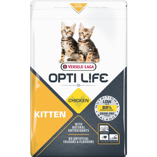Versele Laga Opti Life Kitten Grain Free Chicken 2.5kg x 4 Versele Laga Opti Life