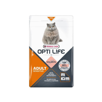 Versele Laga Opti Life Cat Adult Sensitive Grain Free Salmon 1kg x 4 Versele Laga Opti Life
